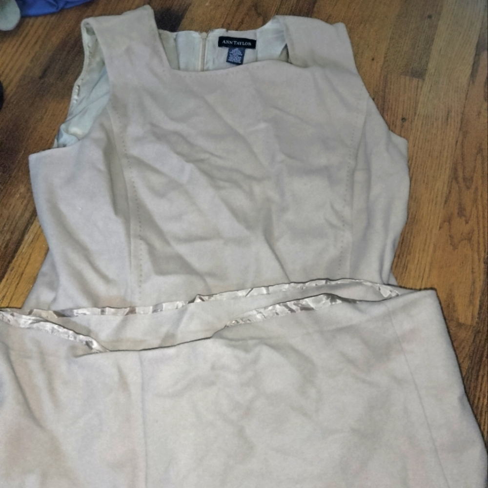 Ann Taylor Tan Dress Size 12